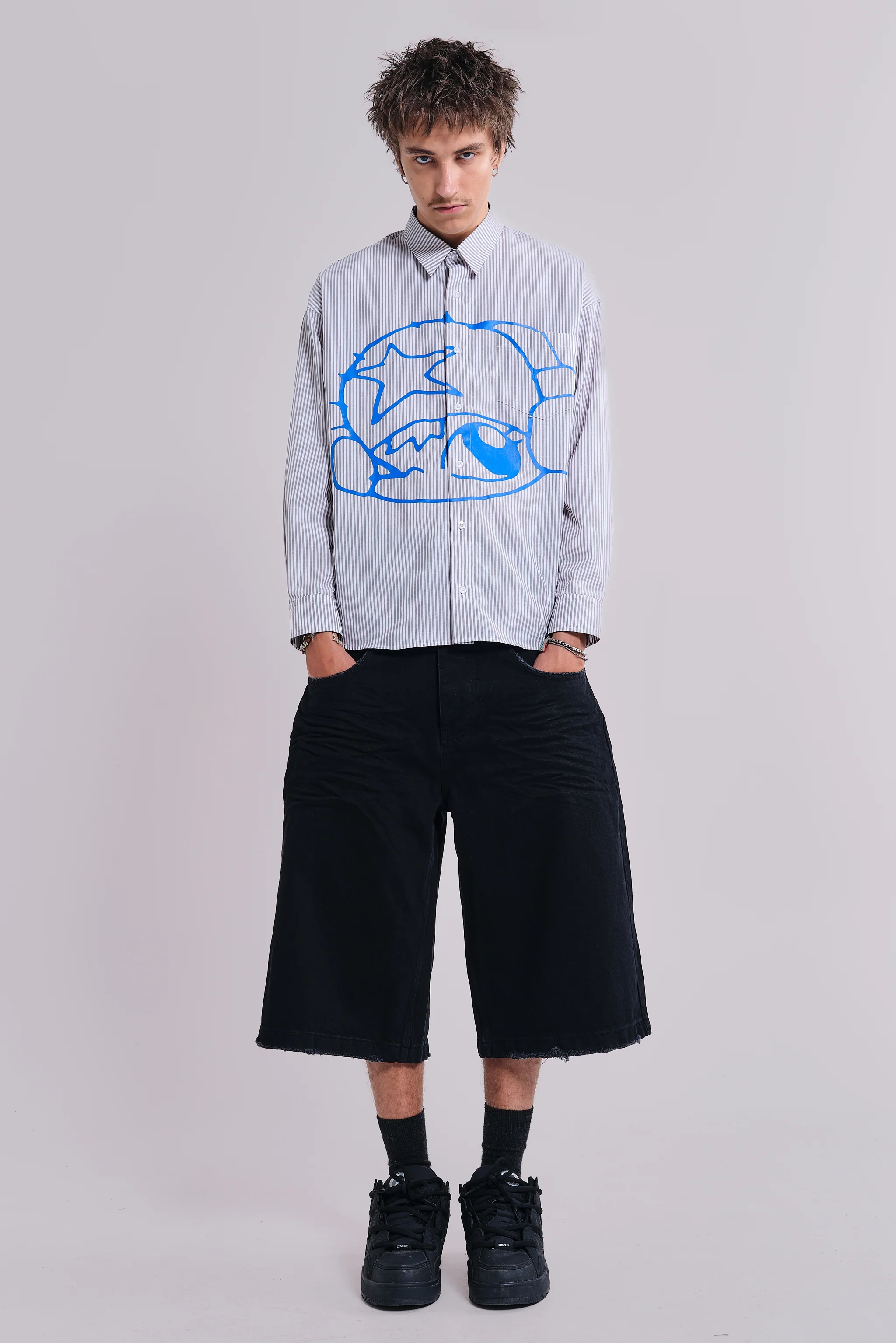 Sand Black Colossus Jorts - Image 5