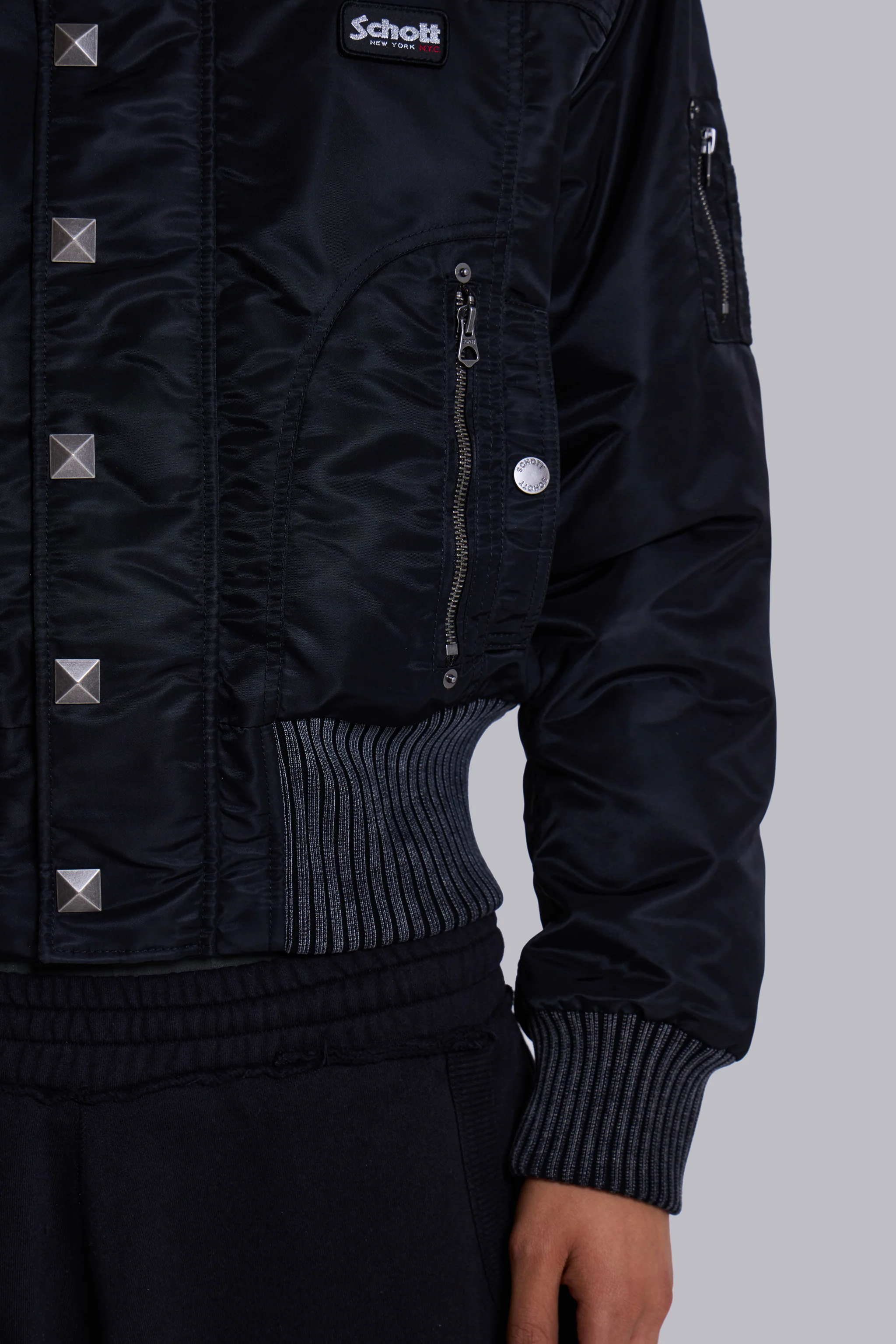 Schott Wraith MA1 Jacket - Image 18