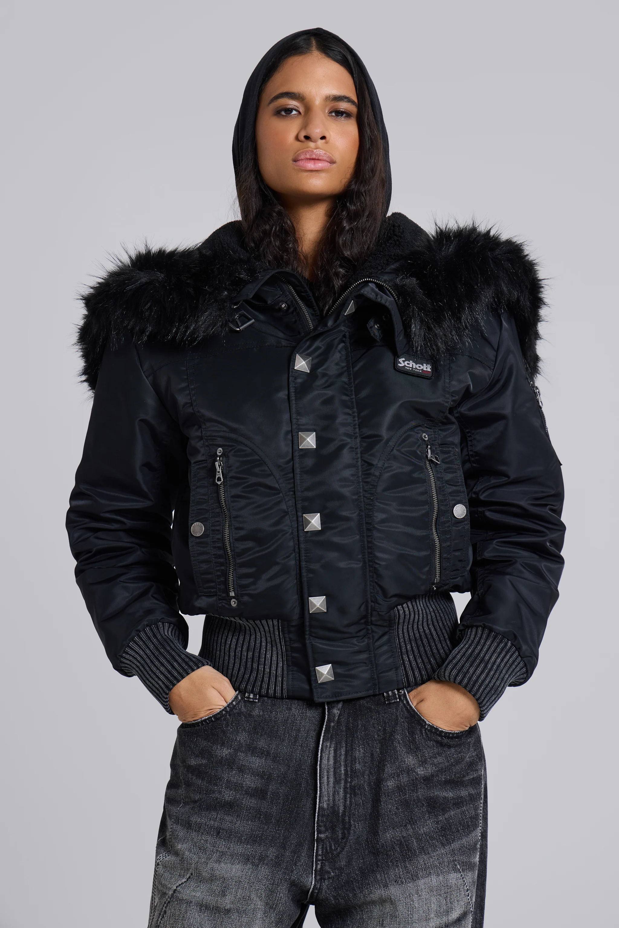 Schott Wraith MA1 Jacket - Image 6