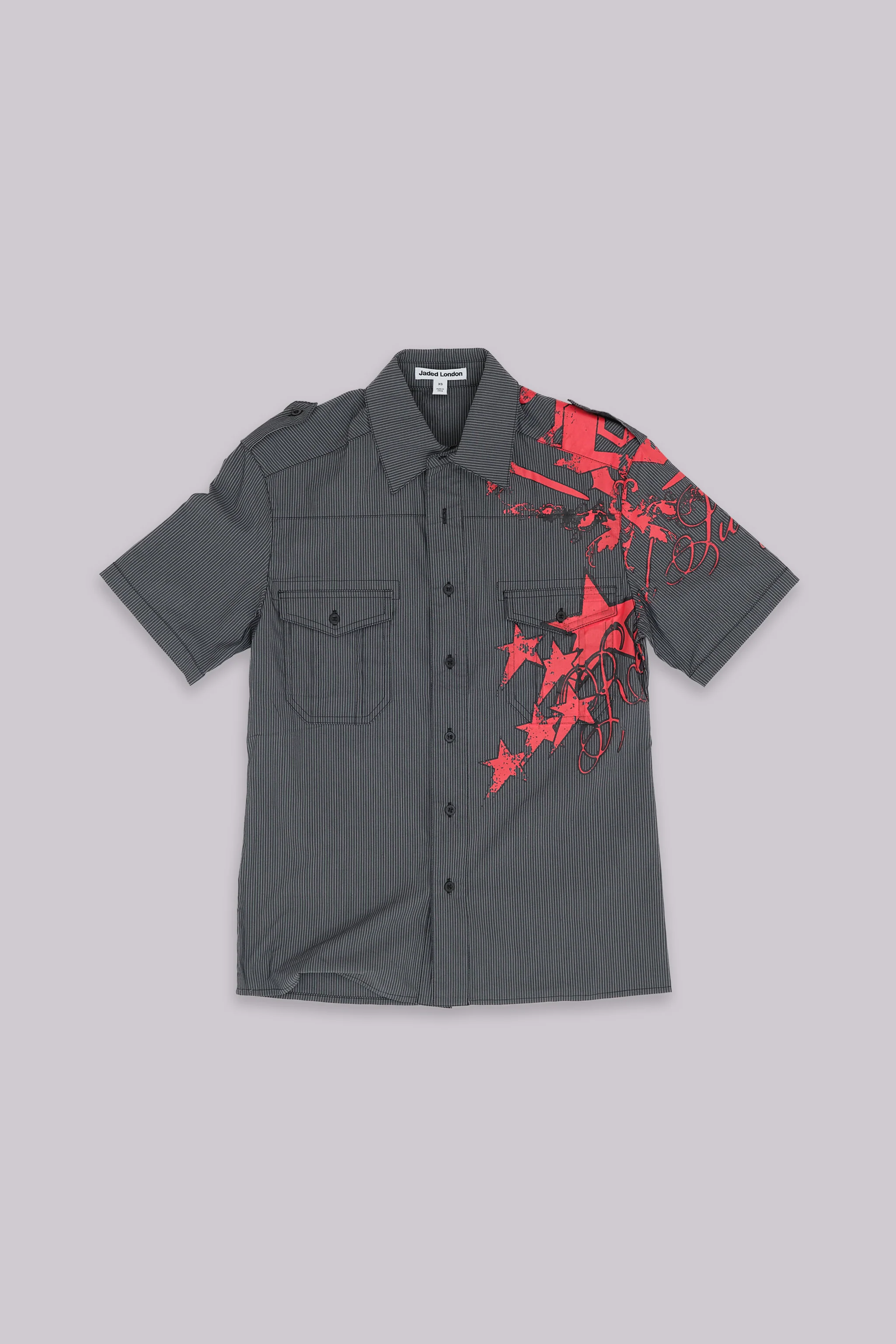 Script Pinstripe Shirt - Image 2