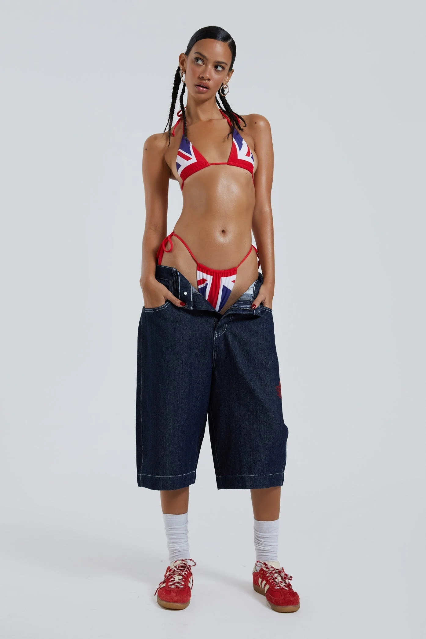 Jumbo Denim Jorts - Image 4