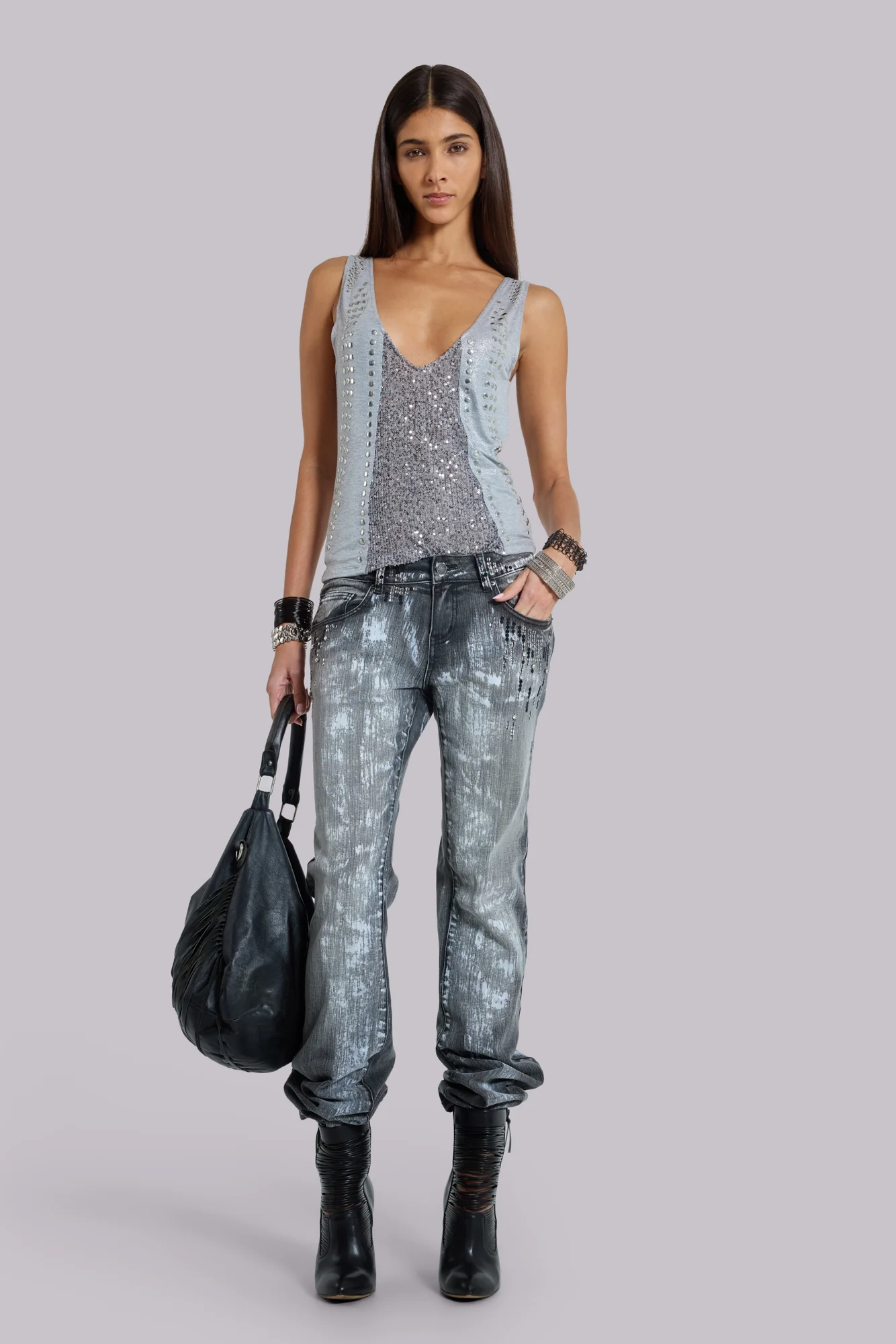 Sequin Bootcut Cooper Jeans - Image 10
