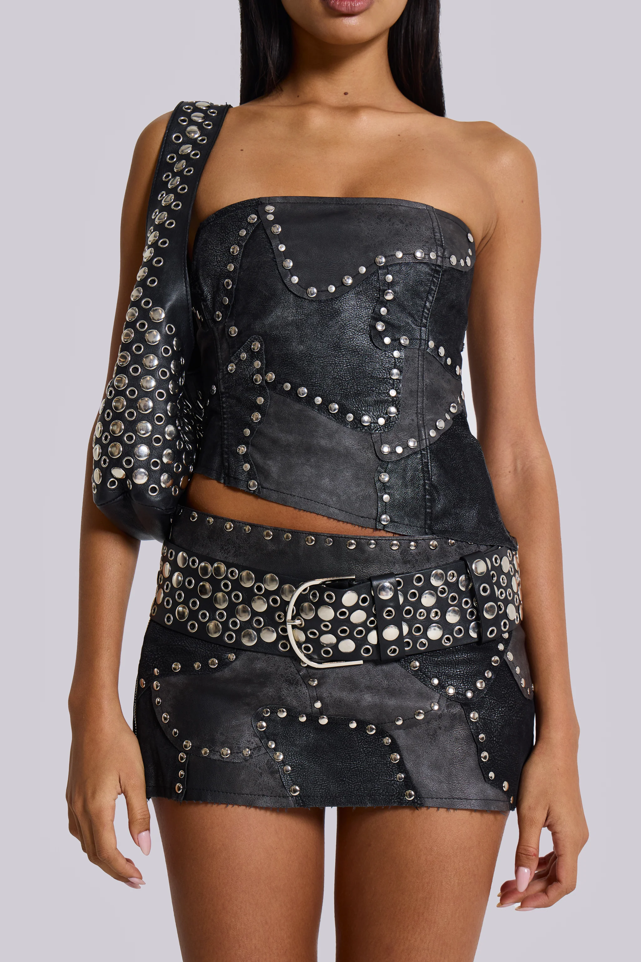 Shadow Studded Corset Top - Image 4
