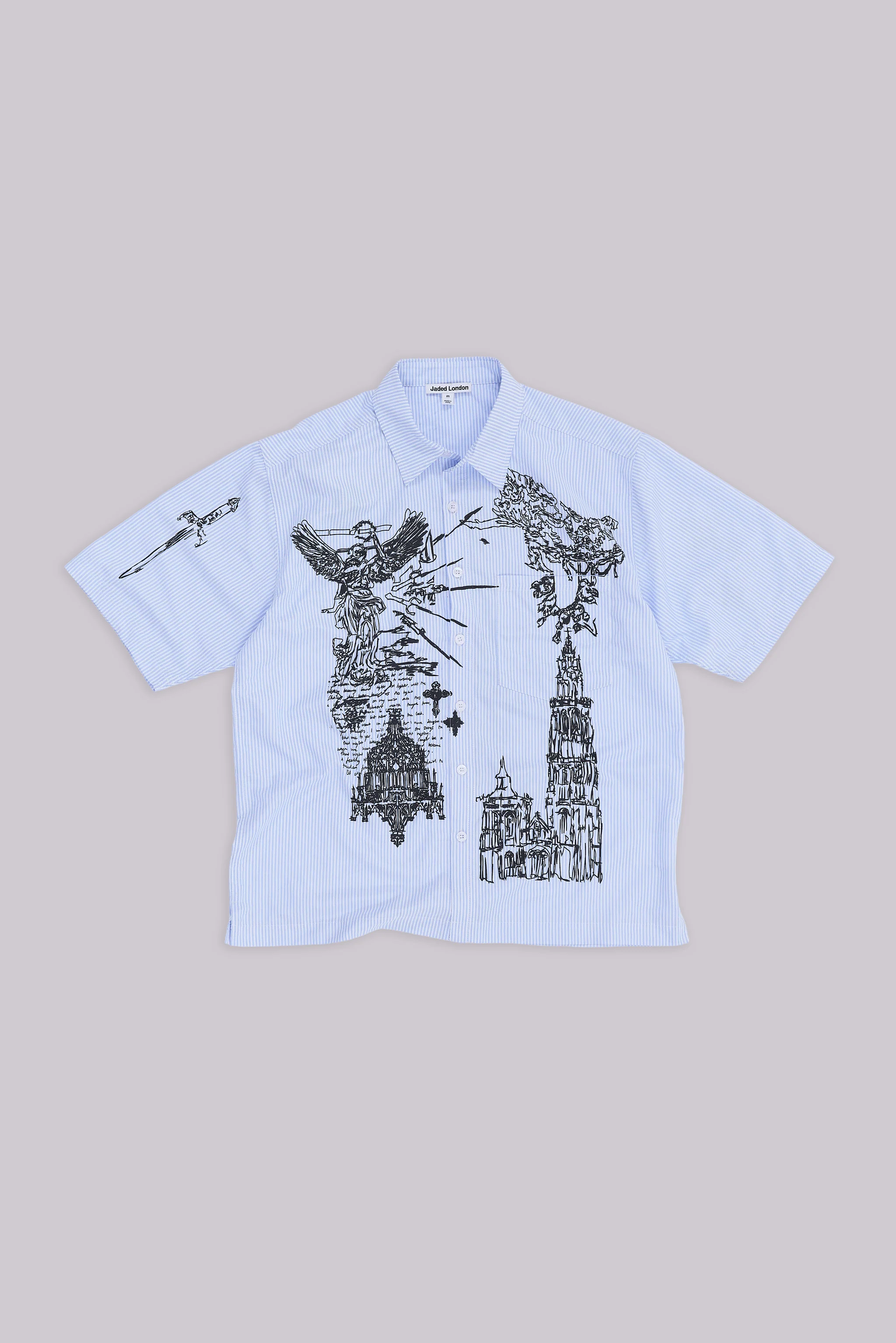 Sketch Pinstripe Shirt - Image 2