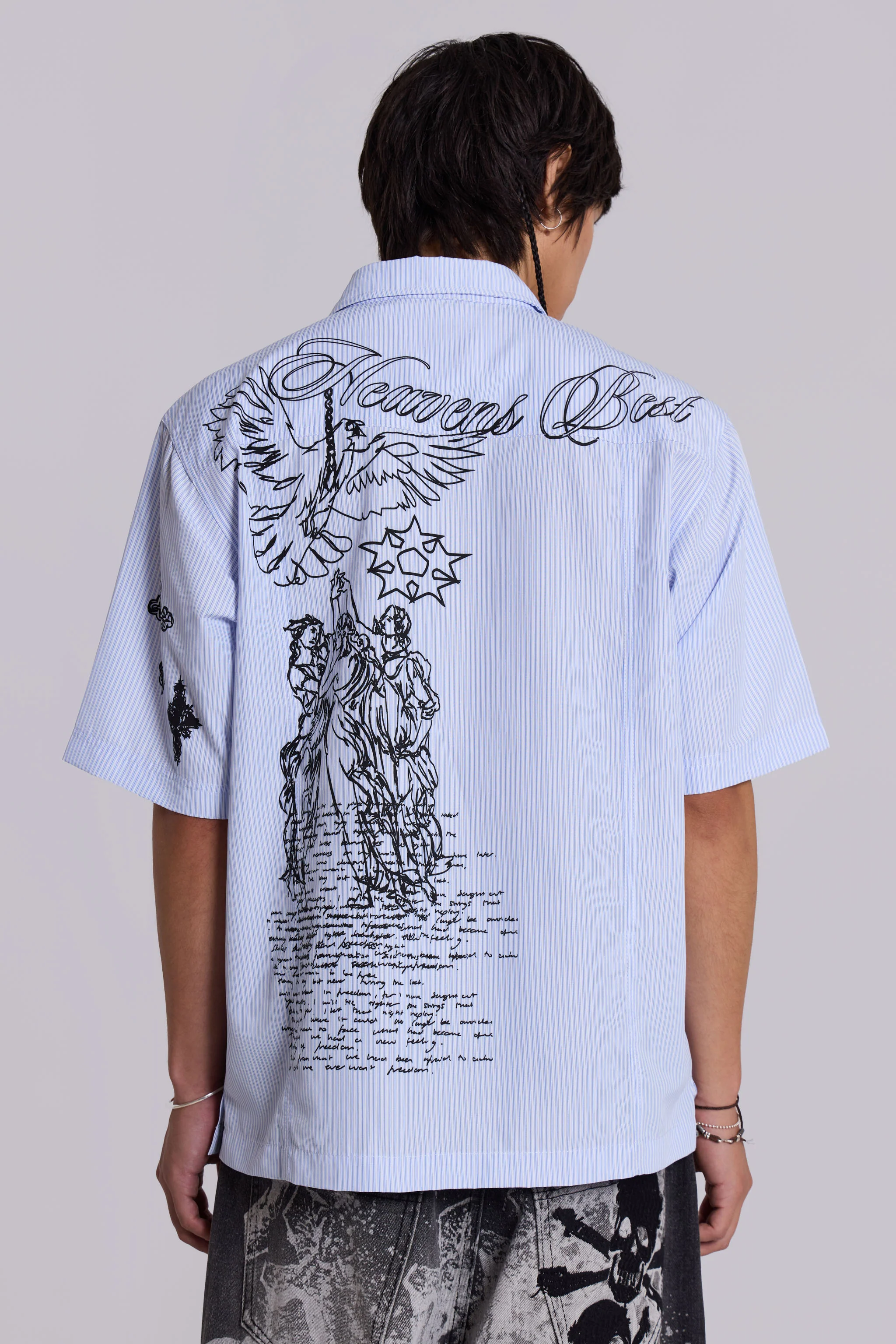 Sketch Pinstripe Shirt - Image 5