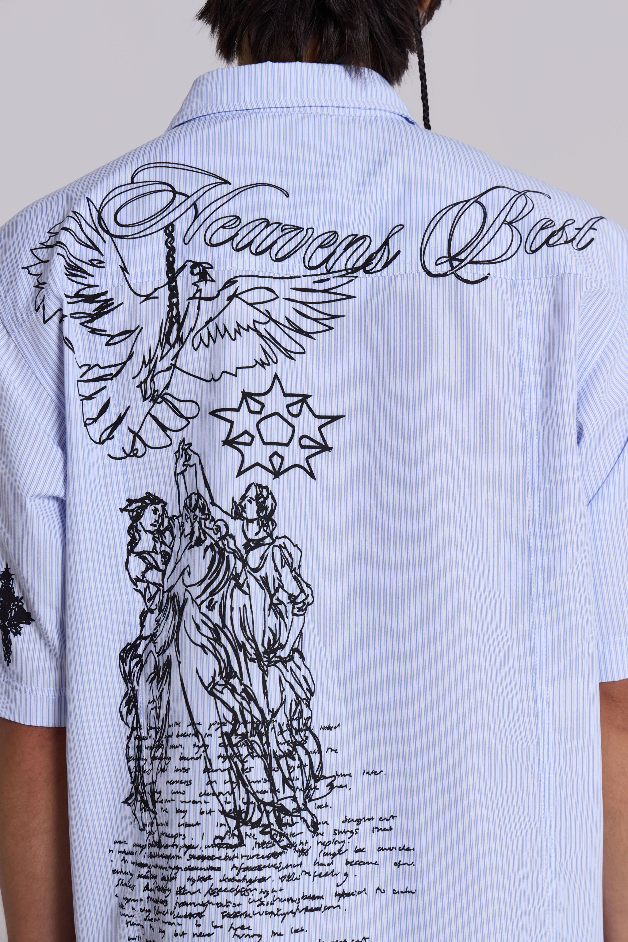 Sketch Pinstripe Shirt - Image 7