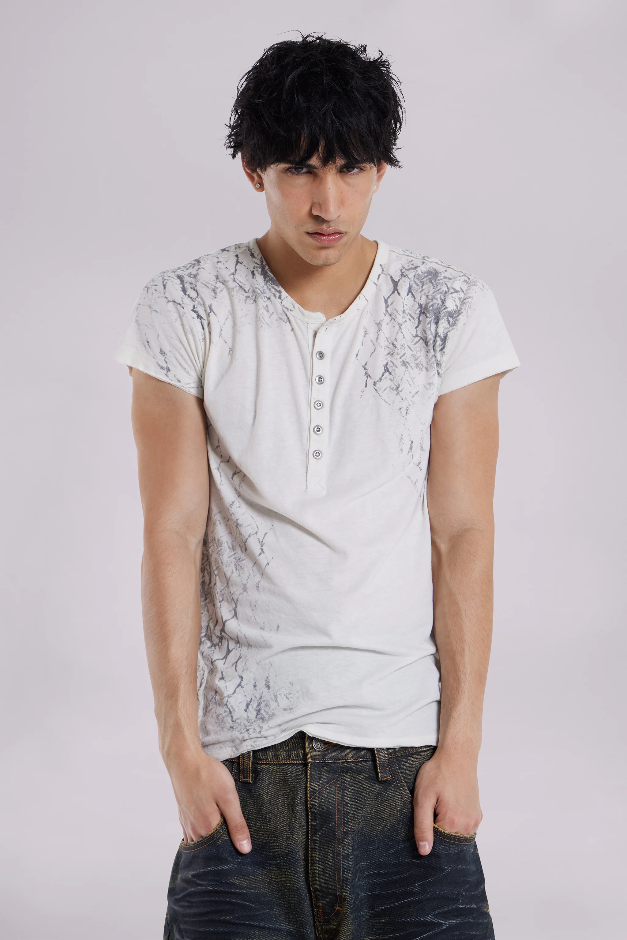 Spirit Button T-Shirt - Image 2
