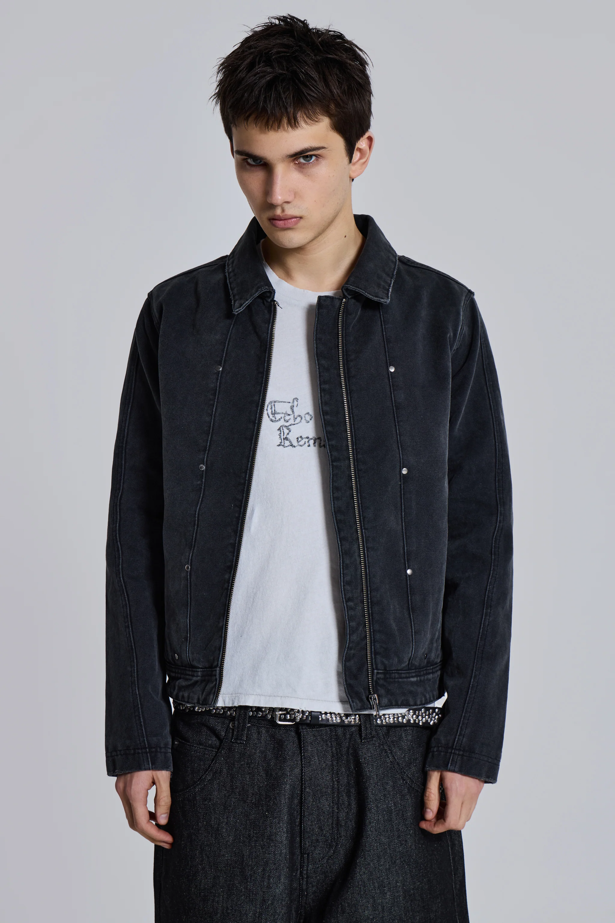 Stud Denim Jacket - Image 9