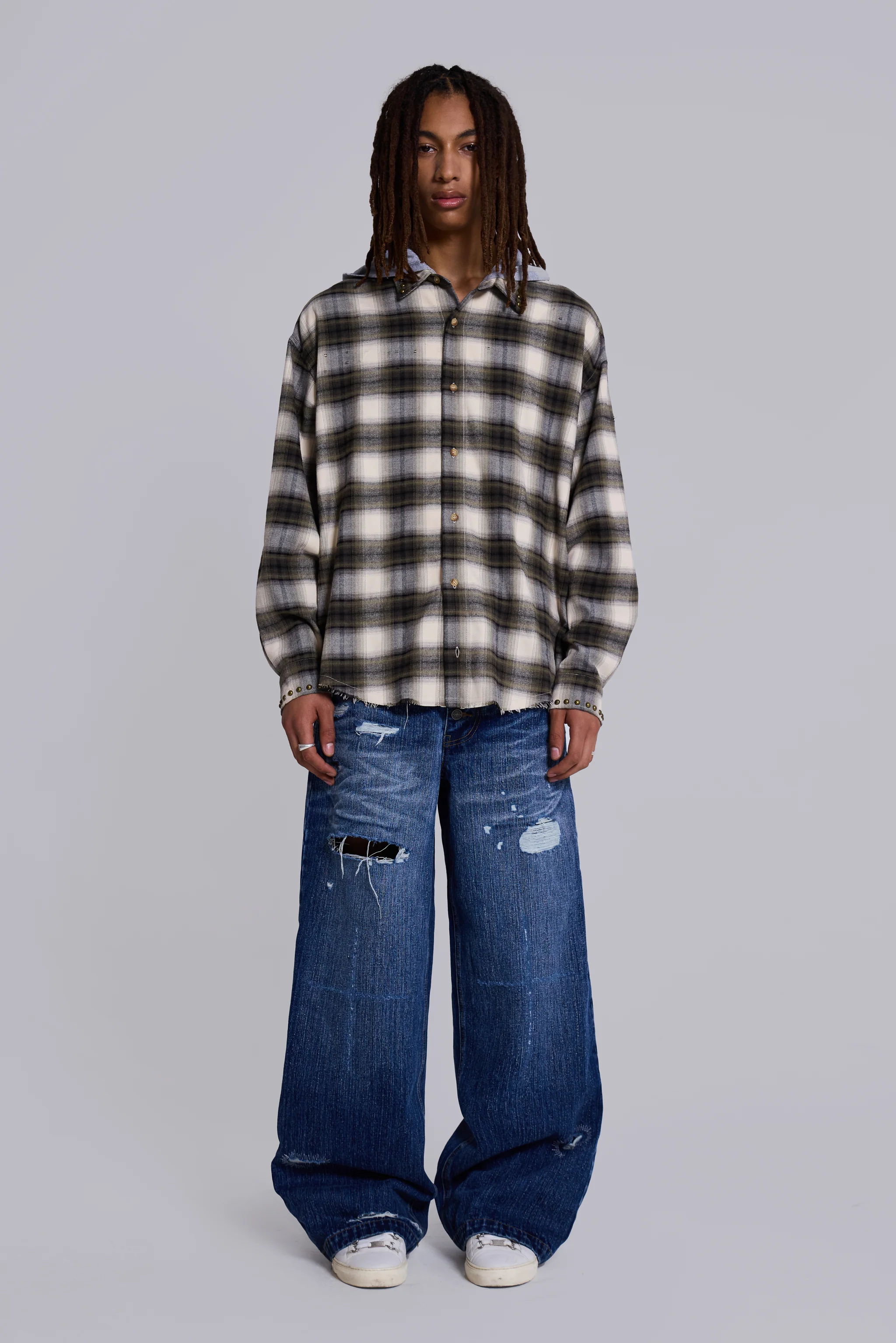 Taku Hooded Flannel Shirt - Image 5