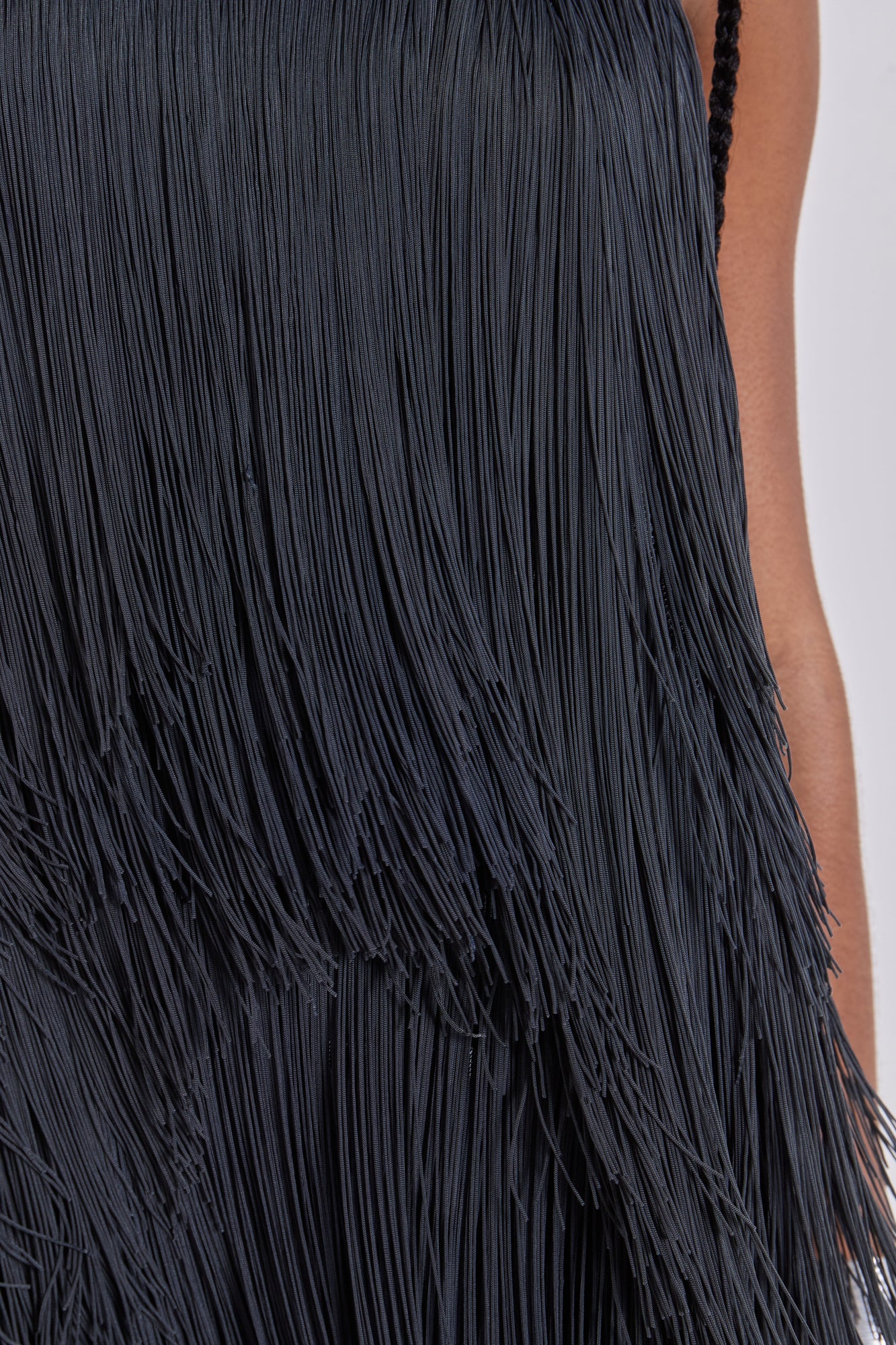 Vadra Backless Fringe Mini Dress - Image 9