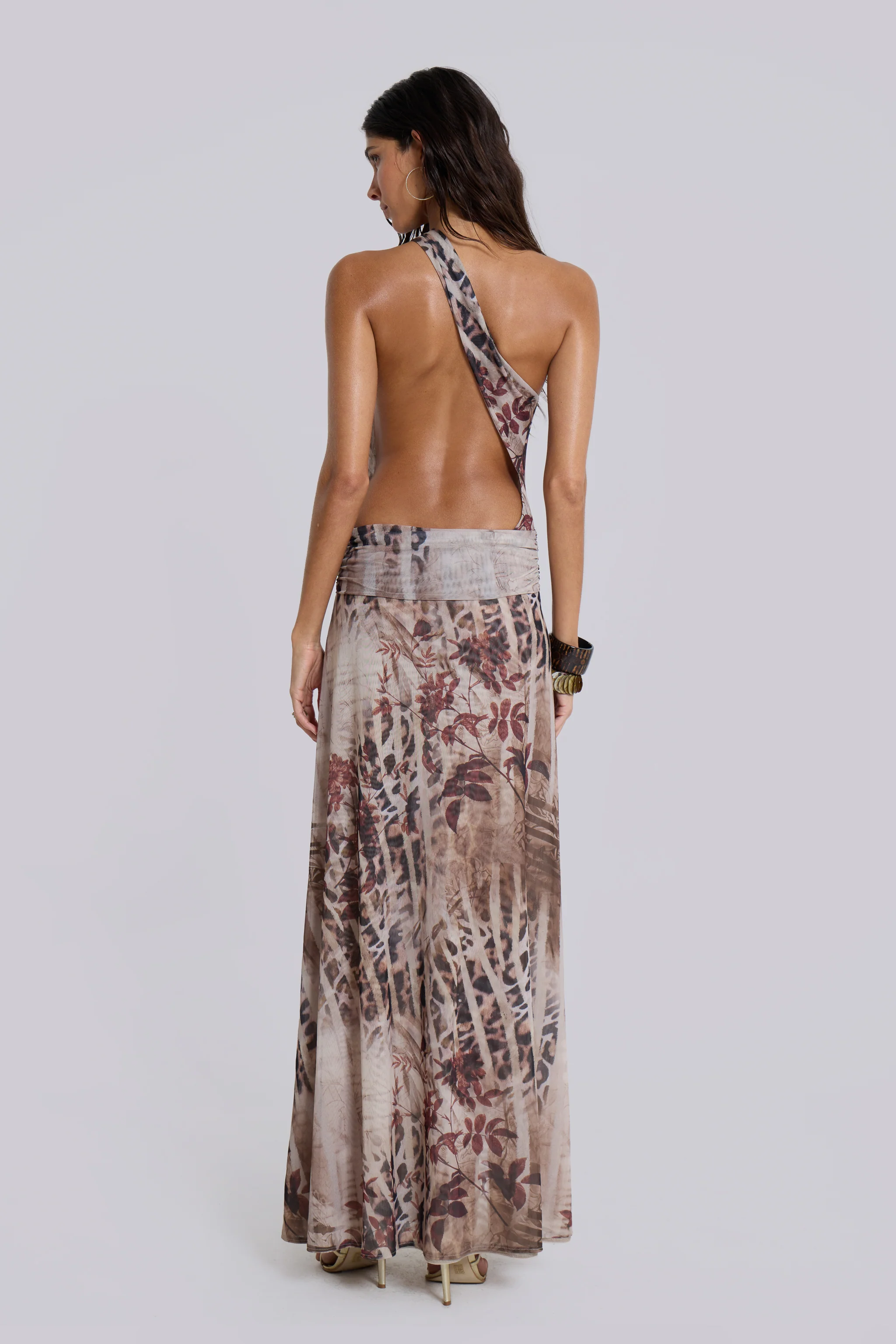 Valentina Asymmetric Cut Out Maxi Dress - Image 8