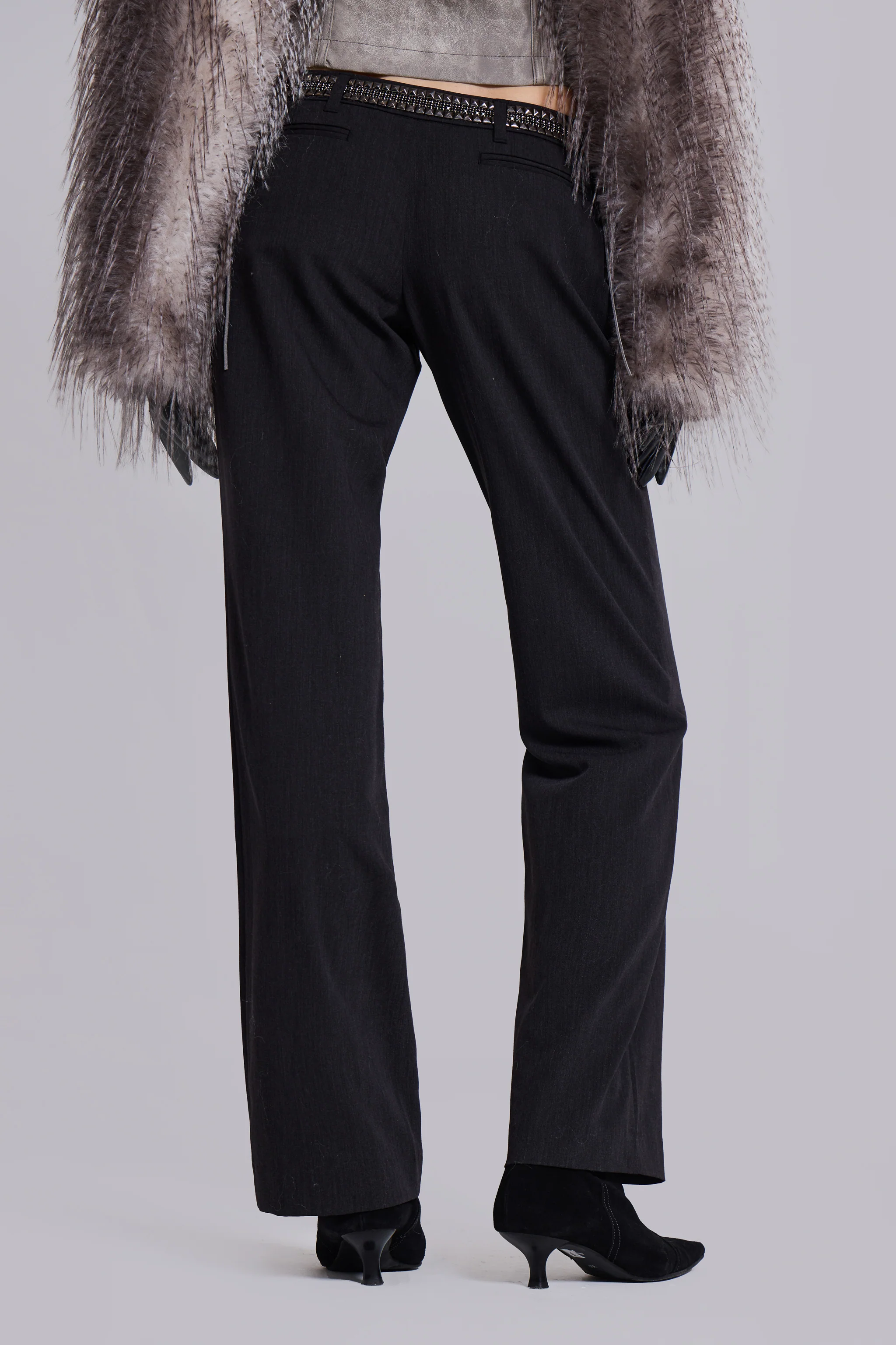 Venissa Embellished Low Rise Tailored Trousers - Image 11