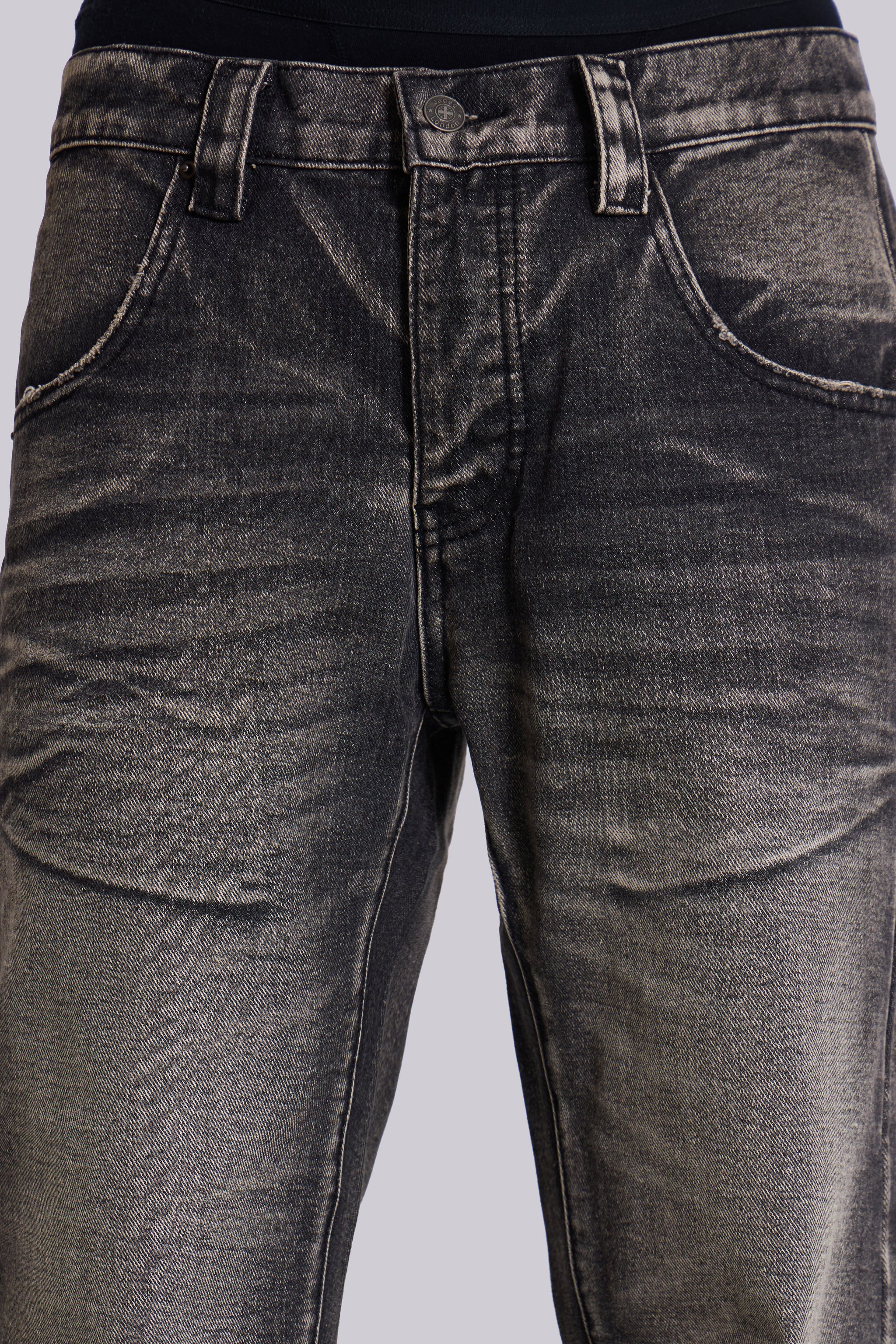 Washed Black Blaze Flared Jeans - Image 5