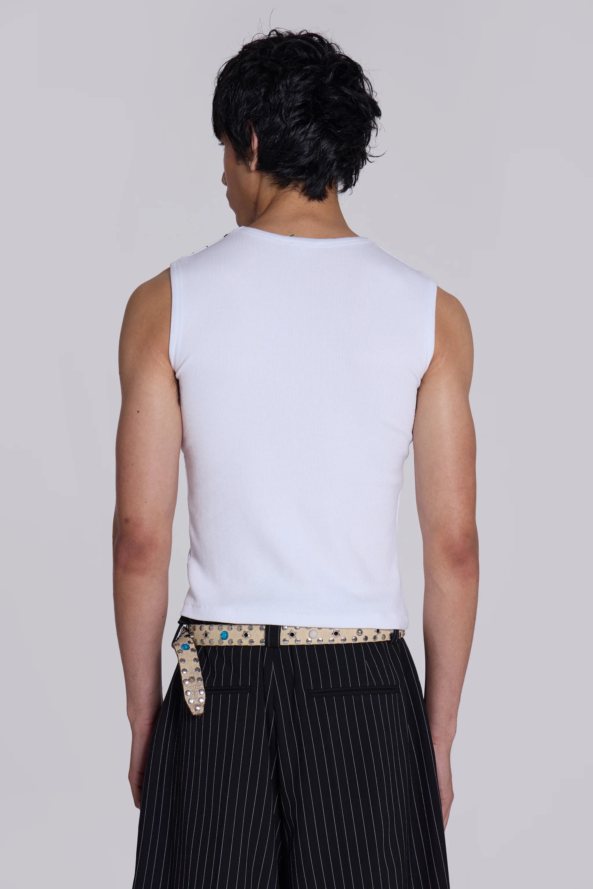 White Astora Rib Vest - Image 5