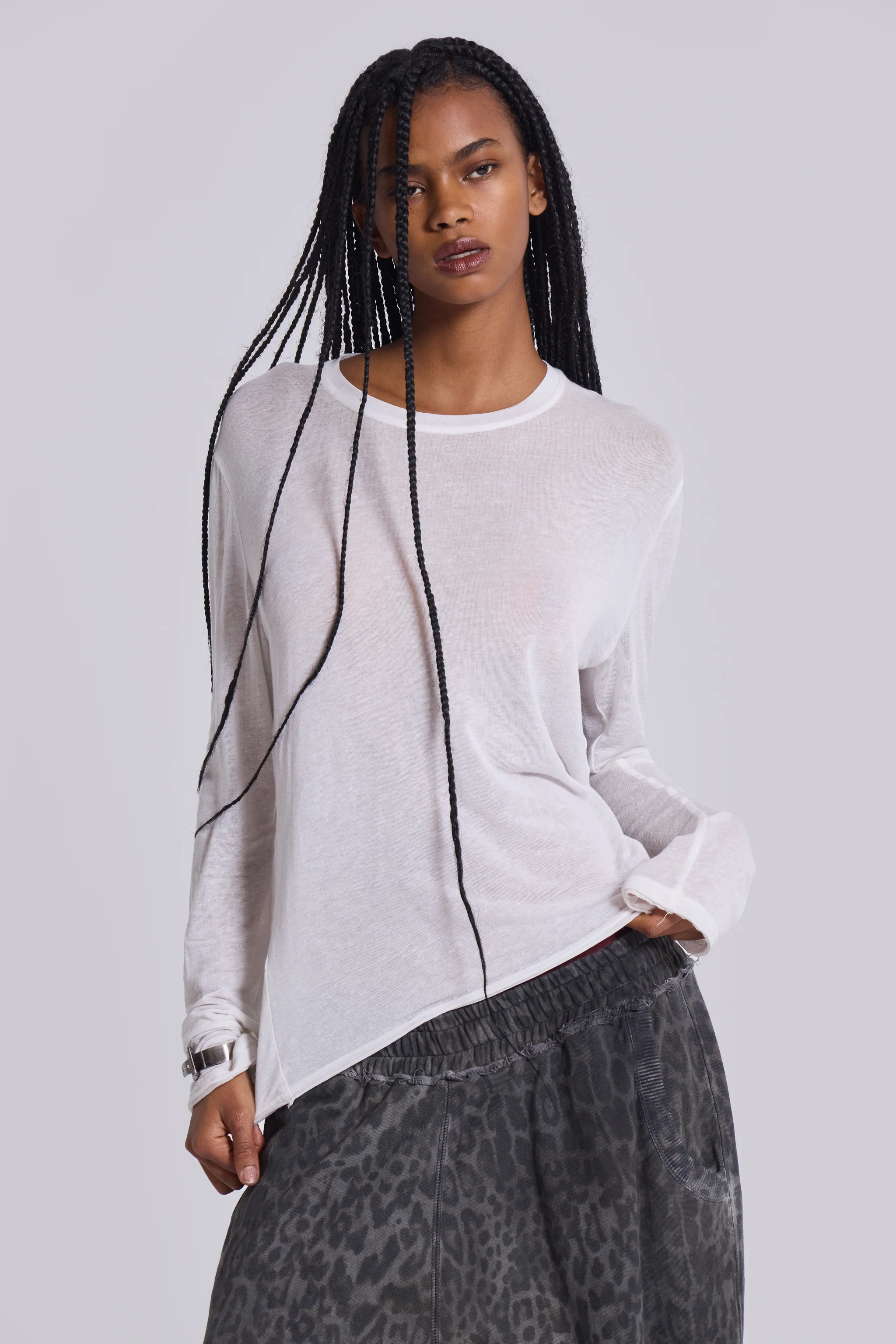 White Mist Long Sleeve Top - Image 3