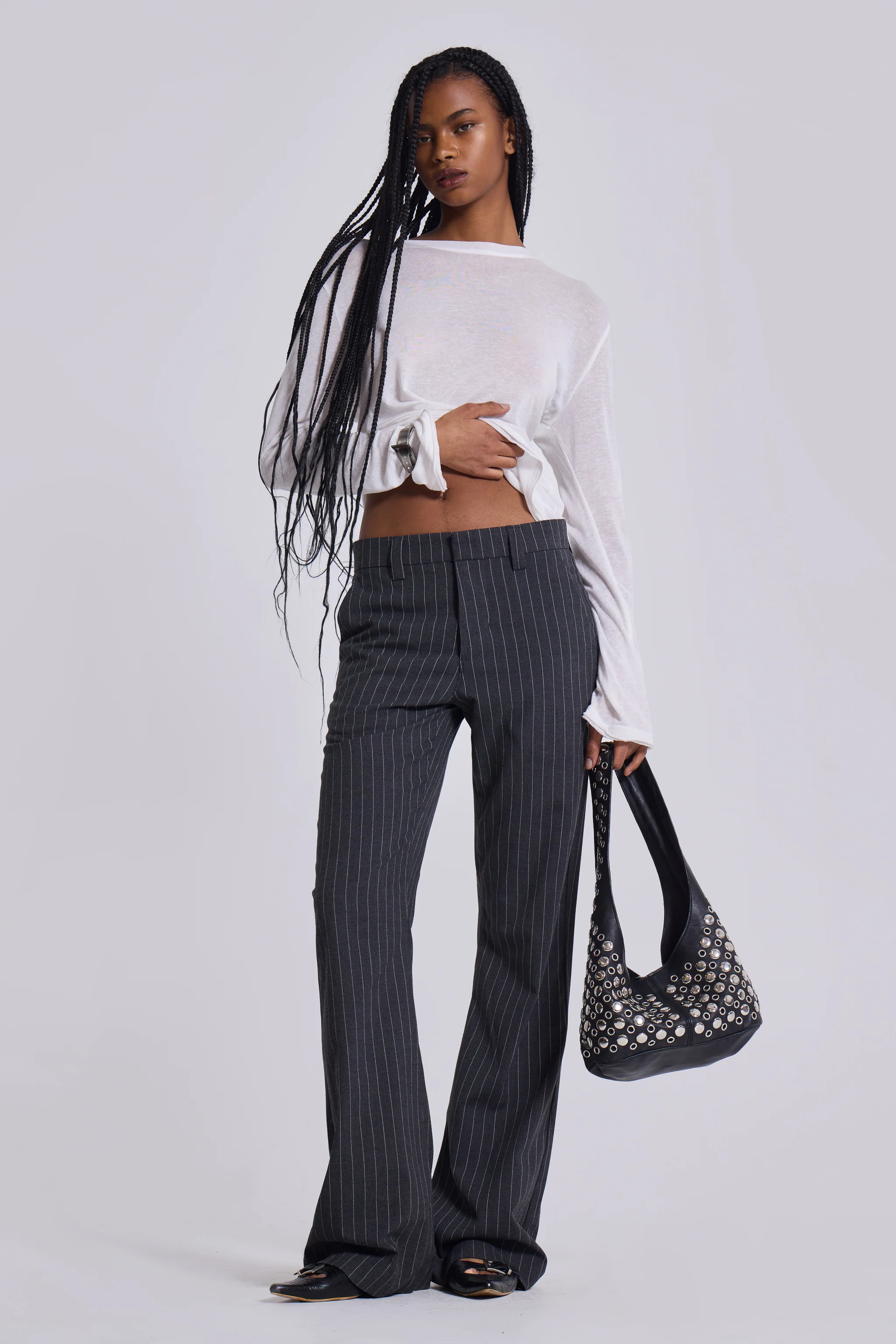 White Mist Long Sleeve Top - Image 7