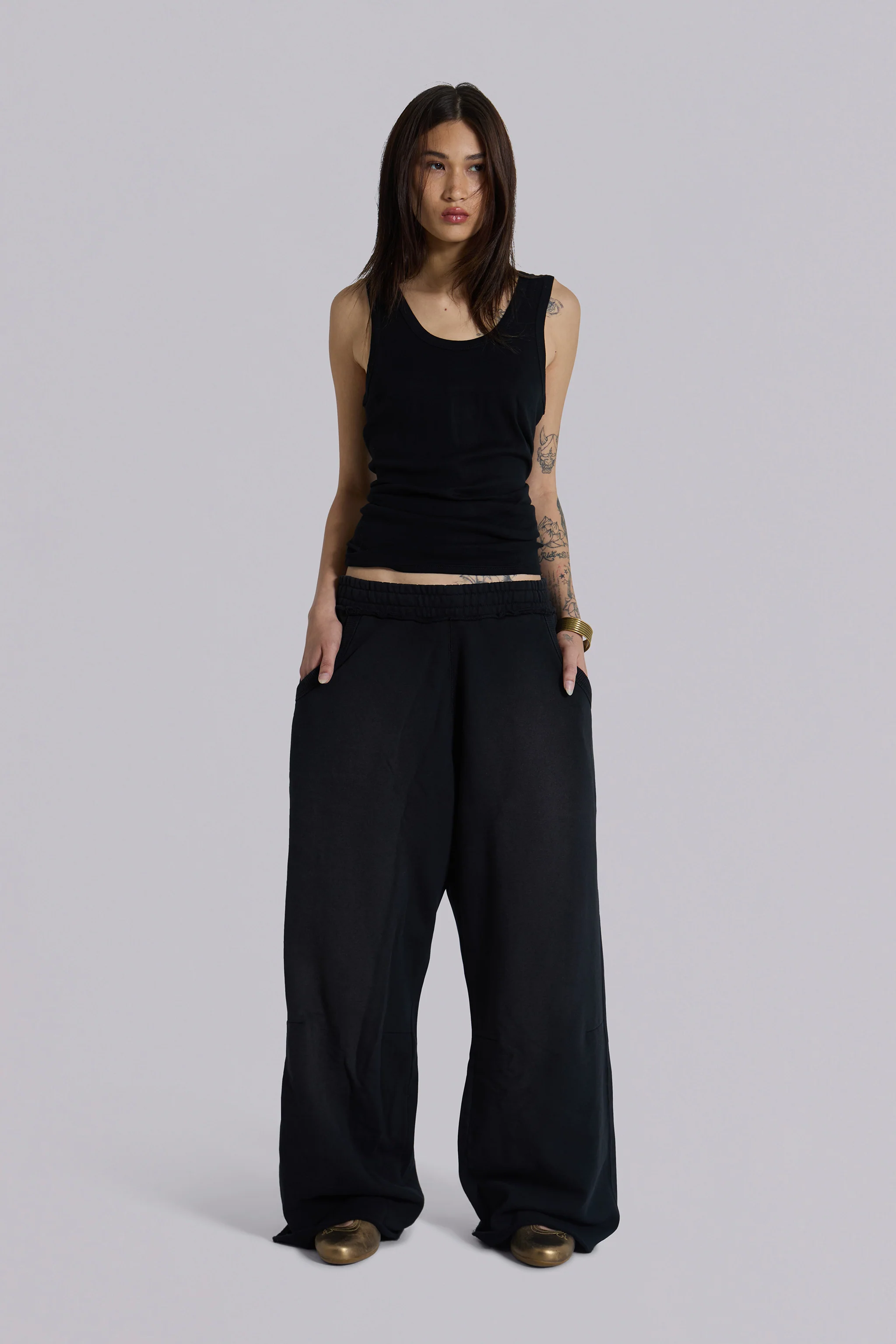 Black Baggy Monster Joggers - Image 7