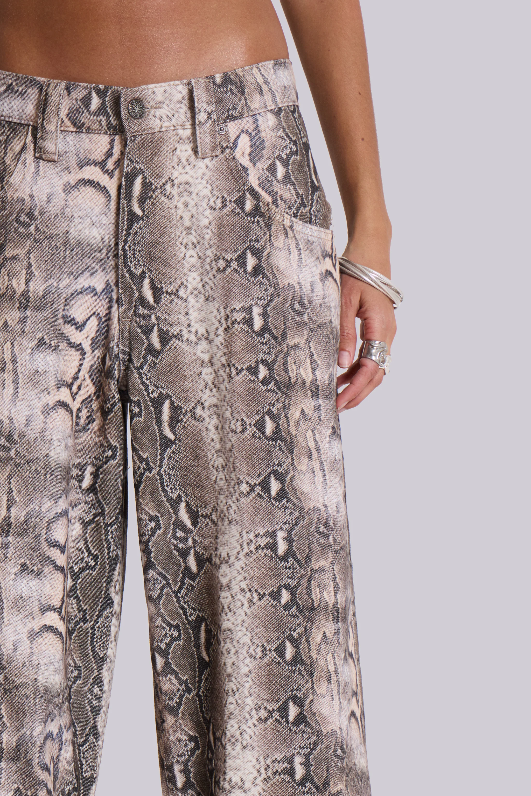 Boa Snake Print Colossus Jeans - Image 4