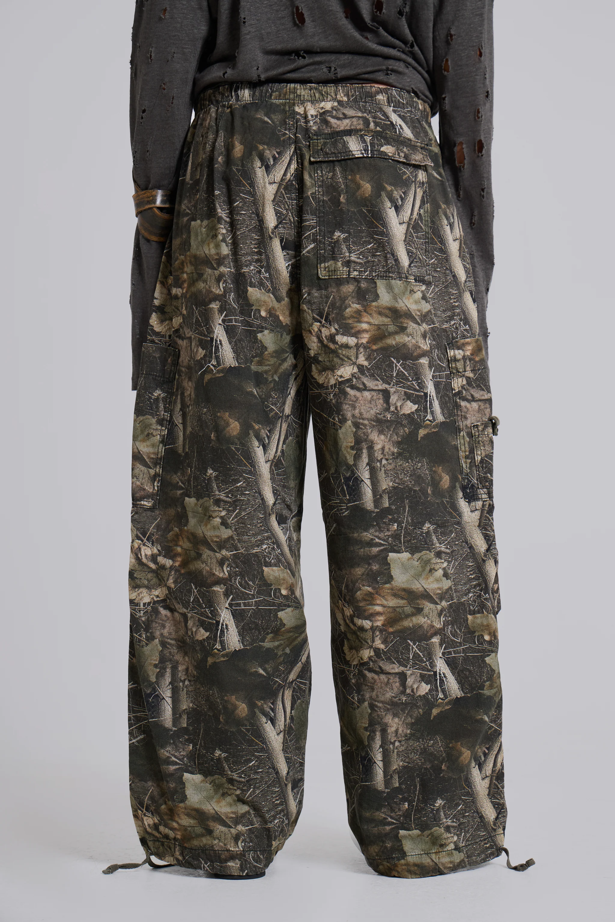 Woodland Camo Parachute Pants - Image 7