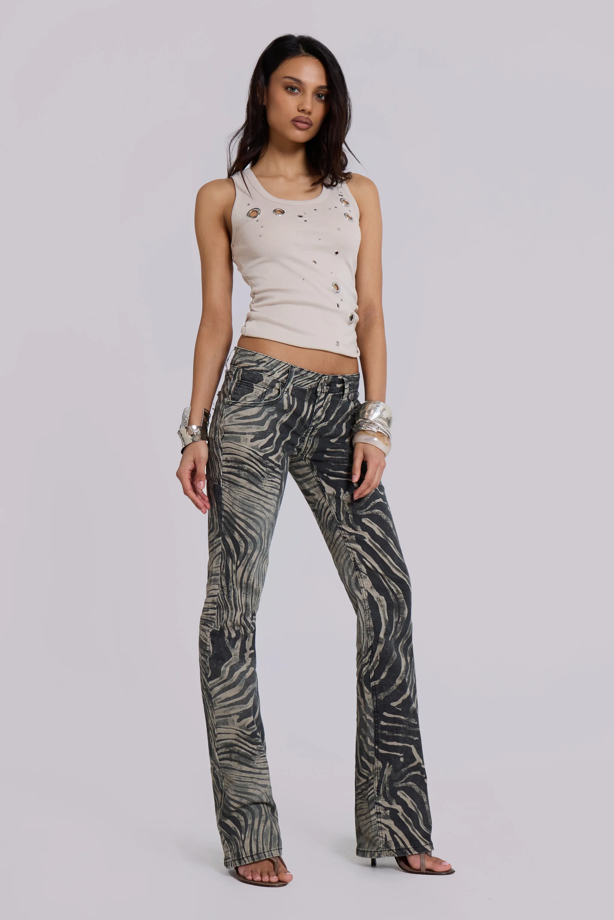 Leona Bootcut Cooper Jeans in Zebra - Image 5