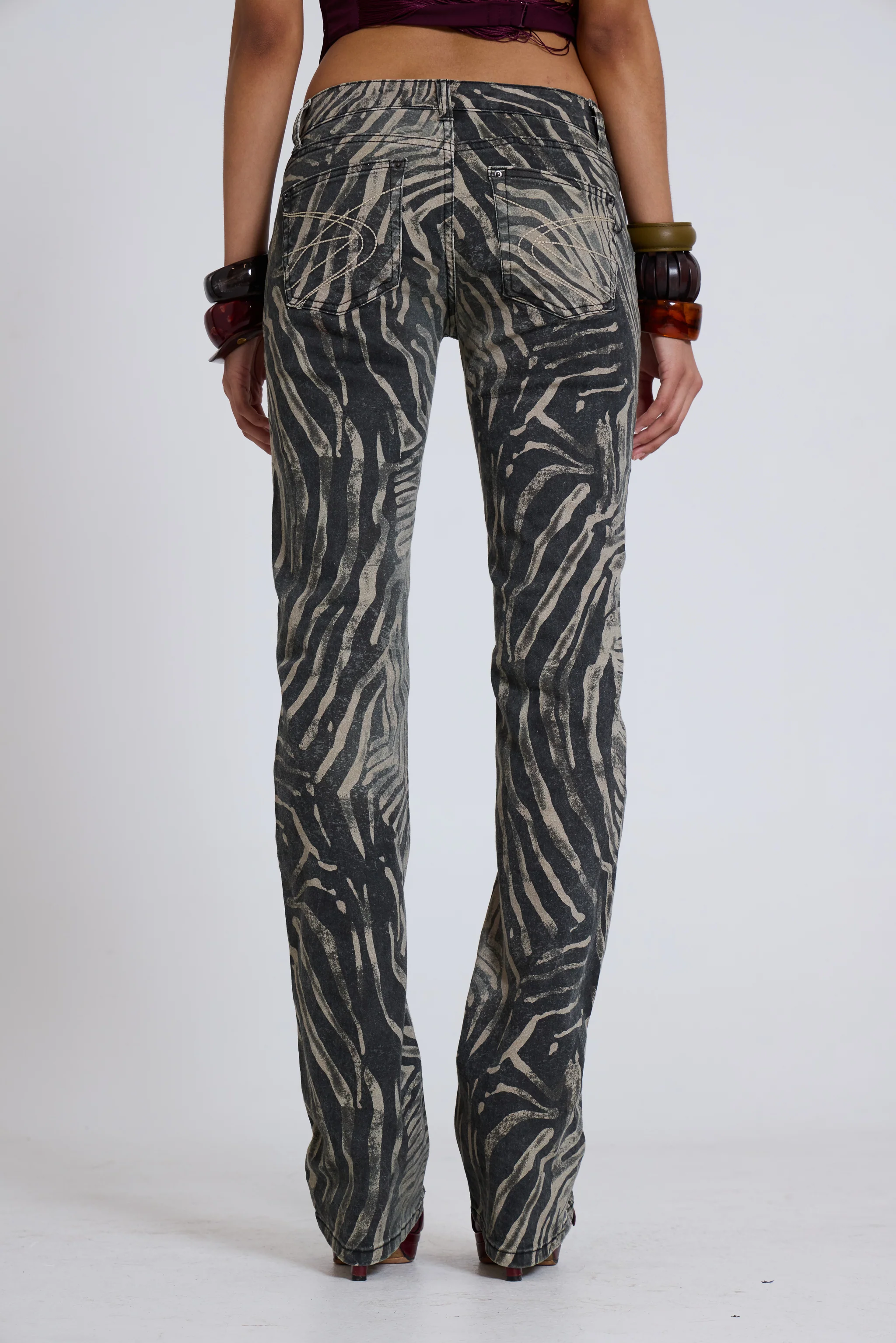 Leona Bootcut Cooper Jeans in Zebra - Image 6