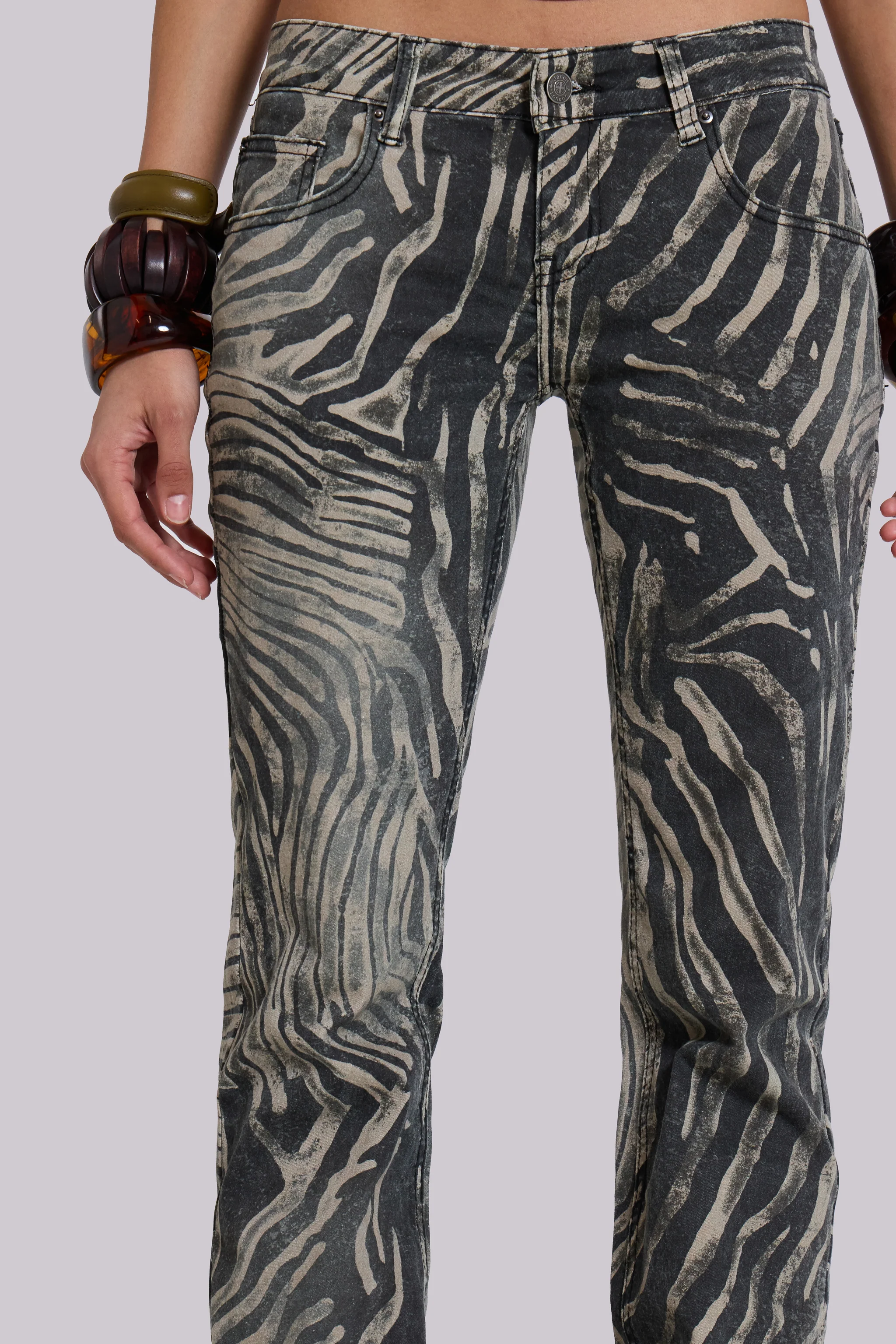 Leona Bootcut Cooper Jeans in Zebra - Image 7