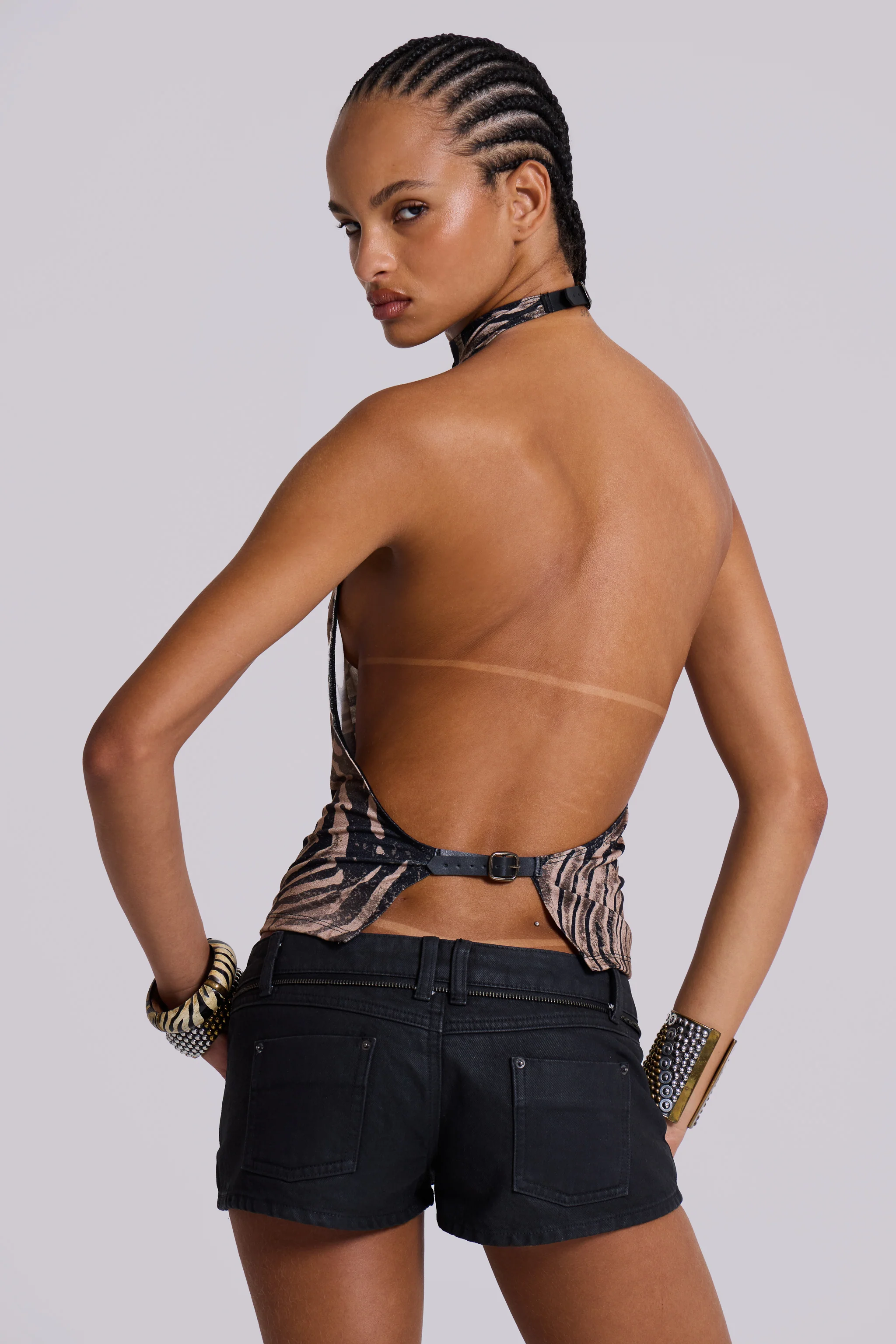 Zebra Zene Backless Top - Image 2