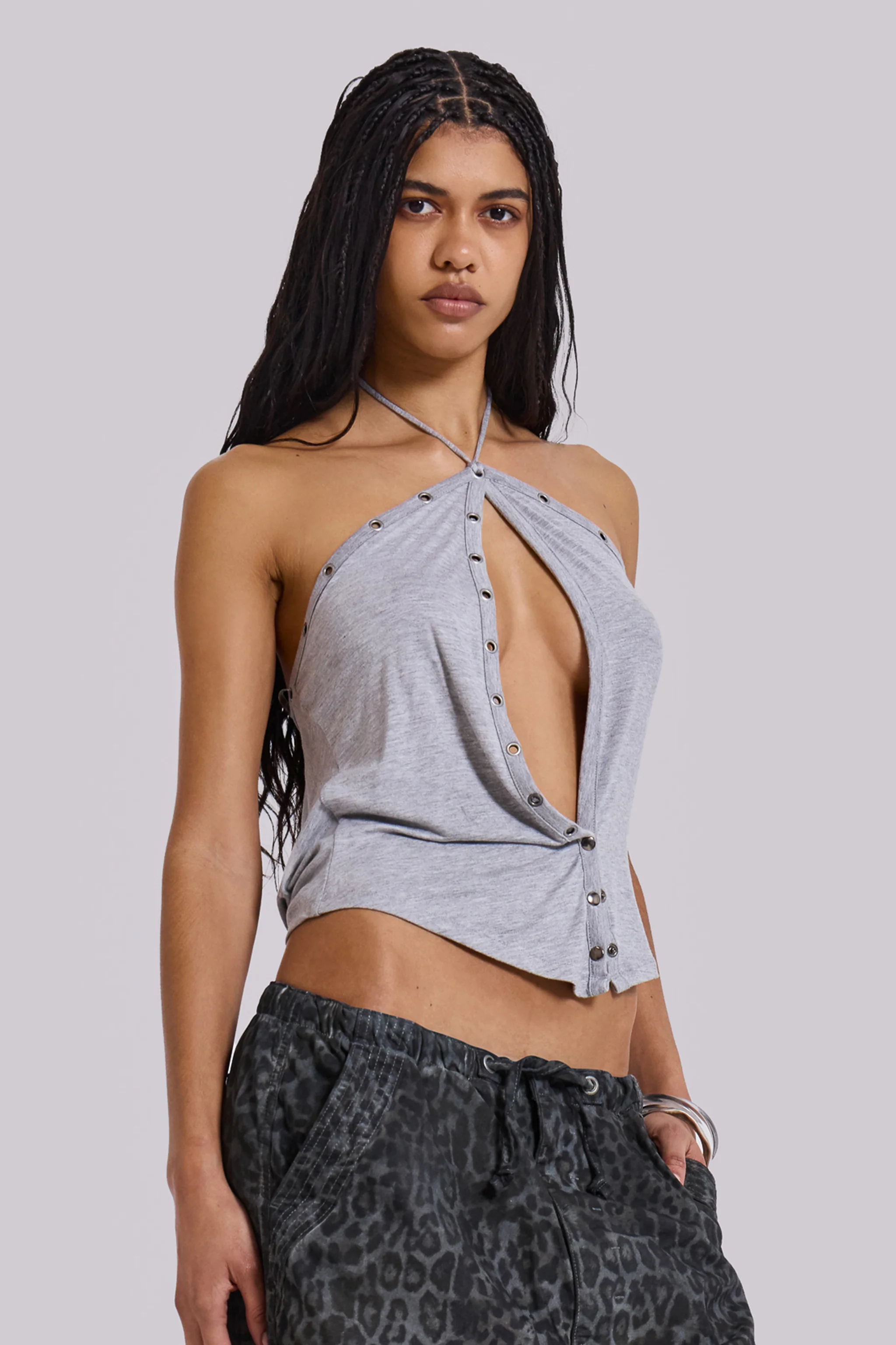 Zeila Cut Out Drape Top - Image 10