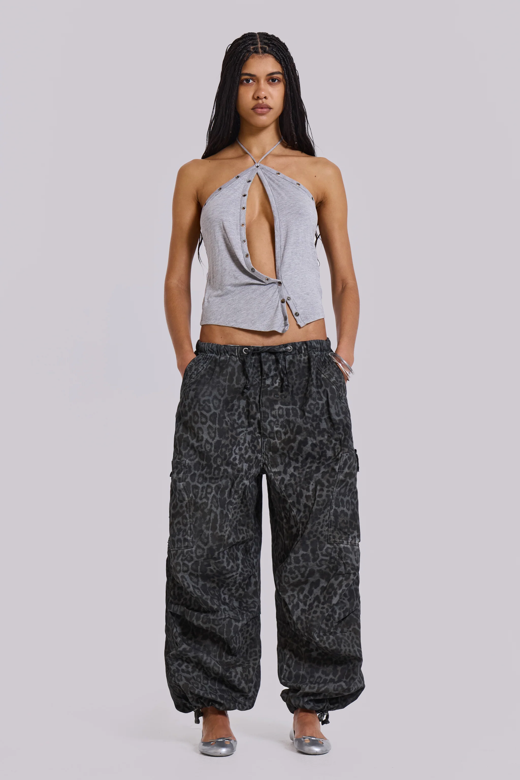 Zeila Cut Out Drape Top - Image 11